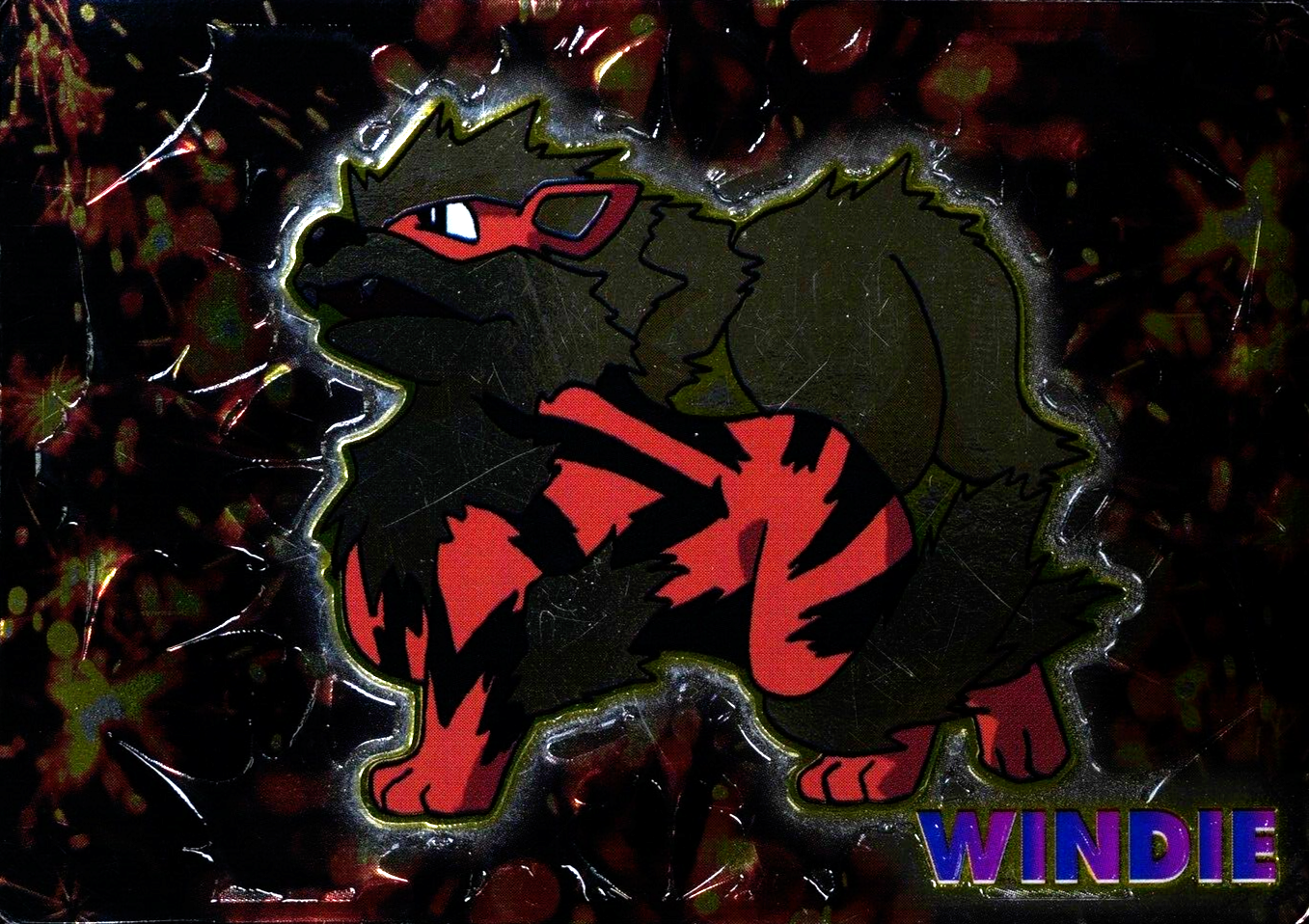 Pokemon Card Arcanine Meiji Get Card Super Collection Japan Holo F6292