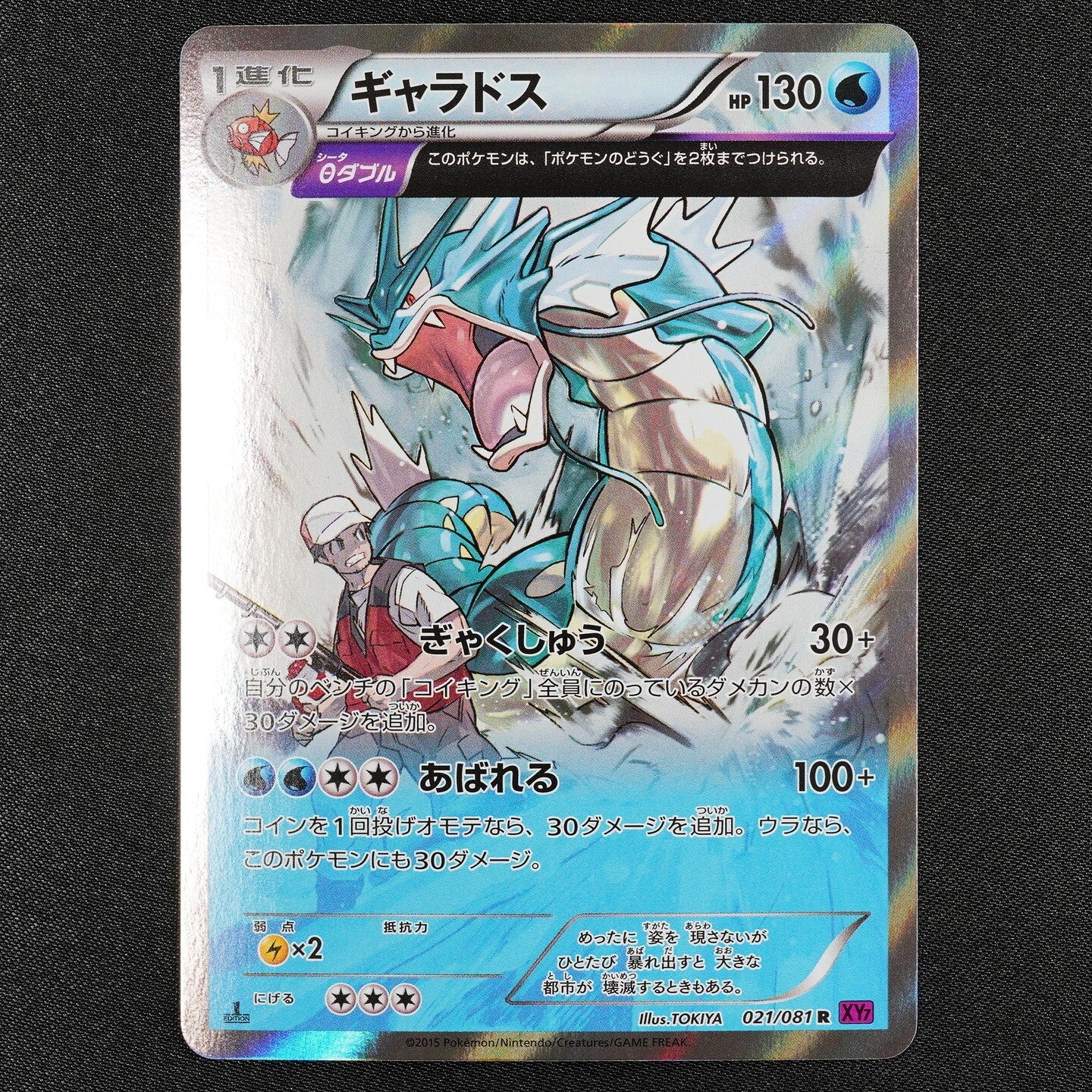 Pokemon Card Gyarados 021/081 Nintendo 2015 Japanese HP130 Holo F1247