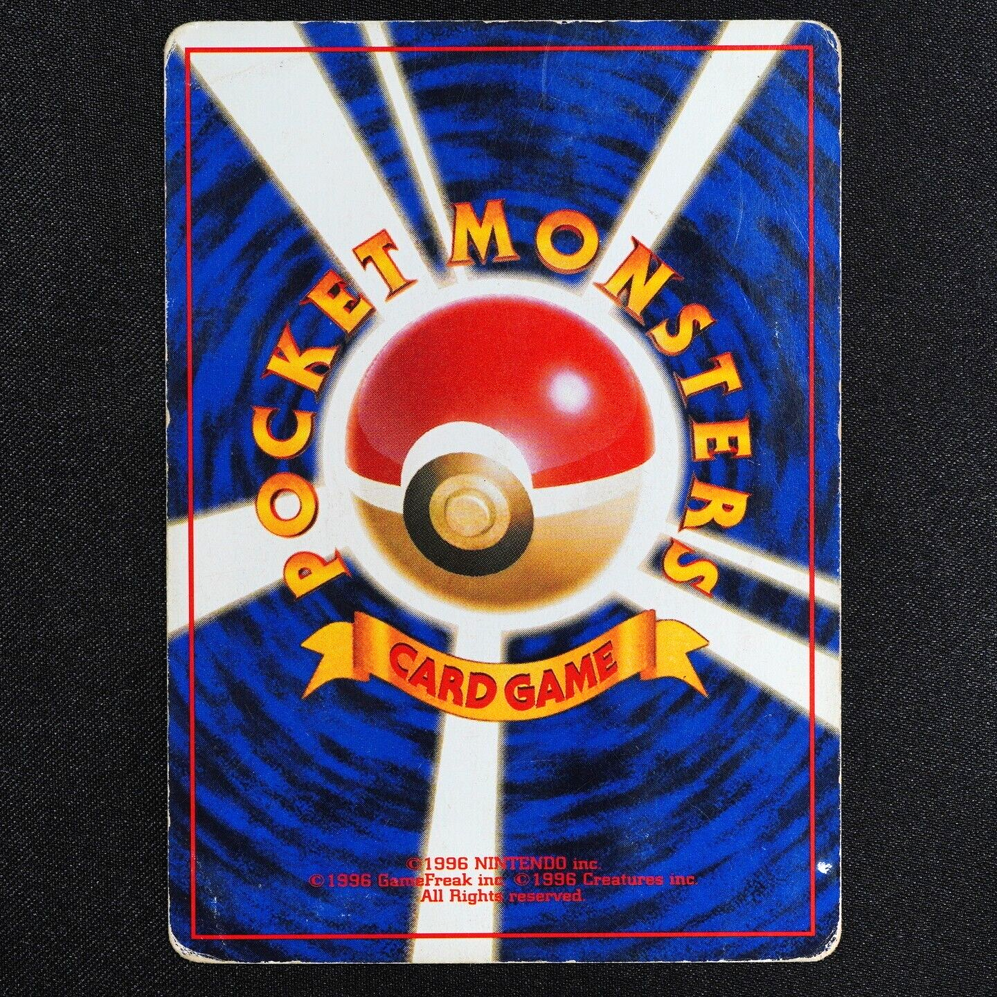 Pokemon Card Dark Jolteon 135 Nintendo 1996 HP50 Stage 1 Japanese F4309