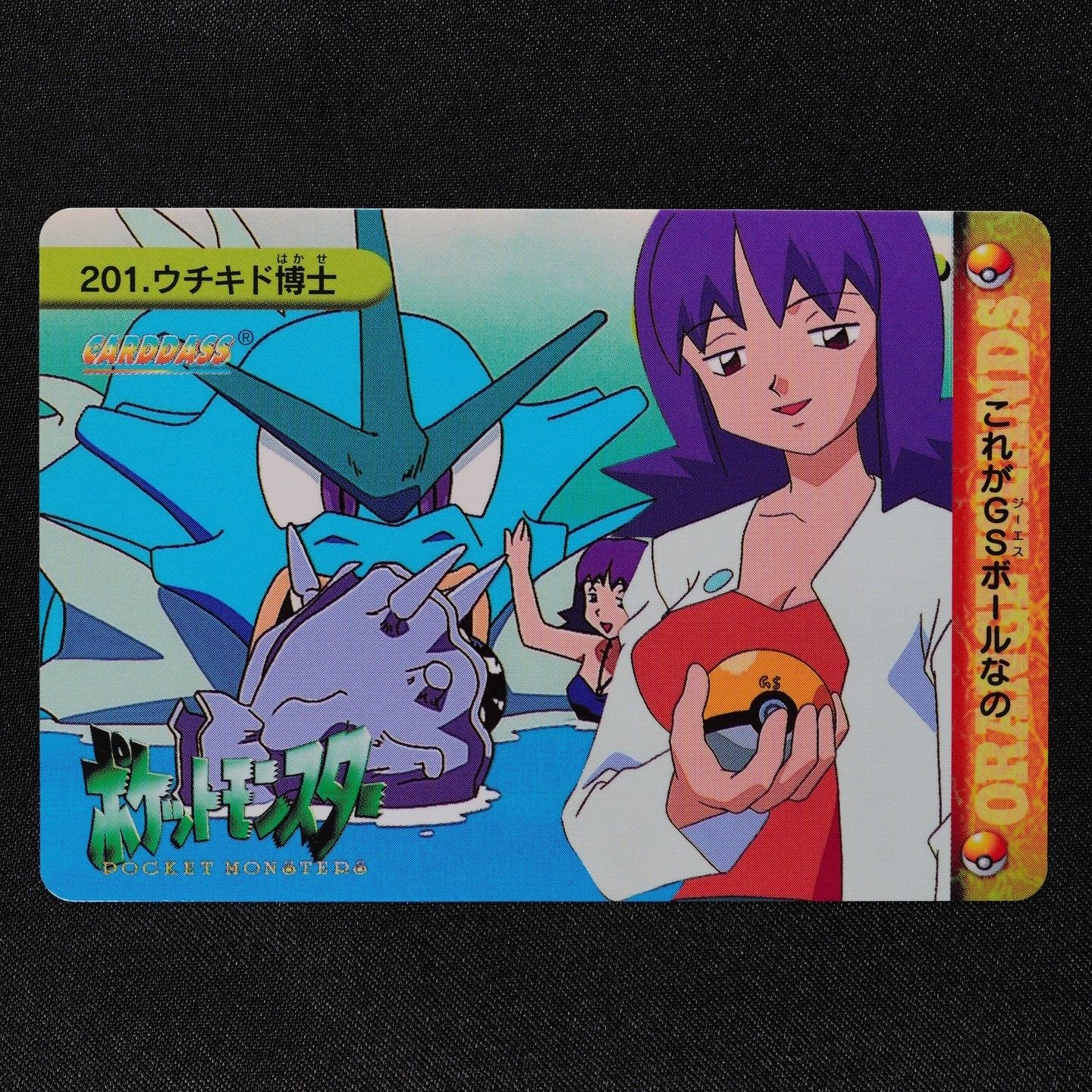 Pokemon Card Professor Ivy 201 Bandai Carddass 1999 Anime Collection Japan F3165