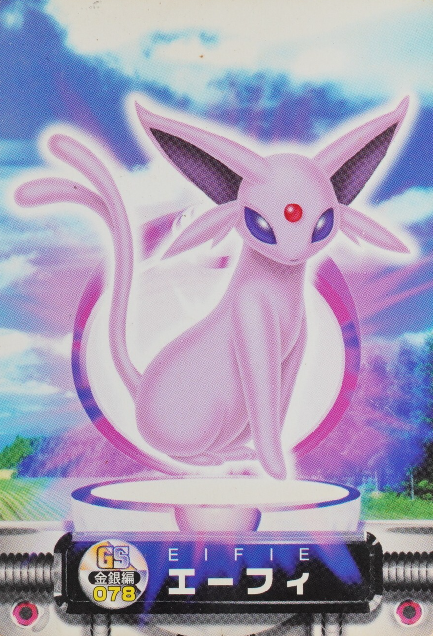 Pokemon Zukan Card Espeon 078 Nintendo Advanced Generation Japanese F8204