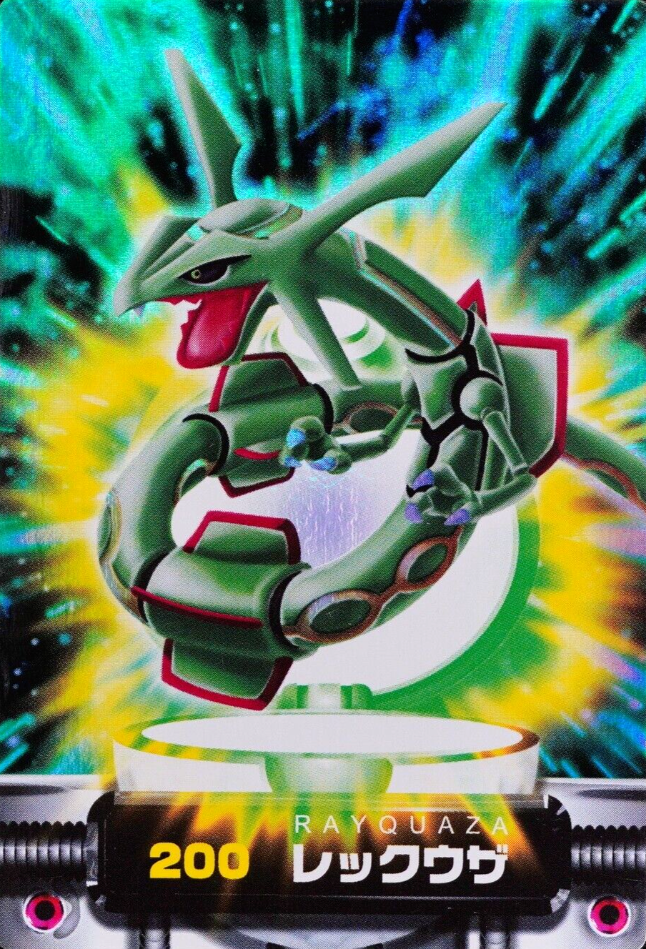 Pokemon Zukan Card Rayquaza 200 Advance Generation Nintendo Japanese F4218