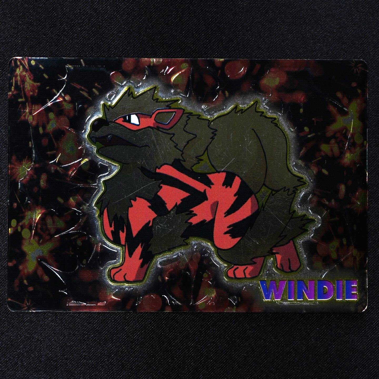 Pokemon Card Arcanine Meiji Get Card Super Collection Japan Holo F6292