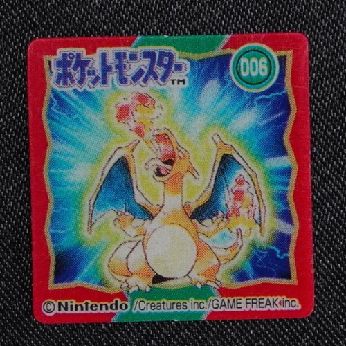 Pokemon Bros Mini Clear Card Charizard 006 Nintendo Japanese Square P2062