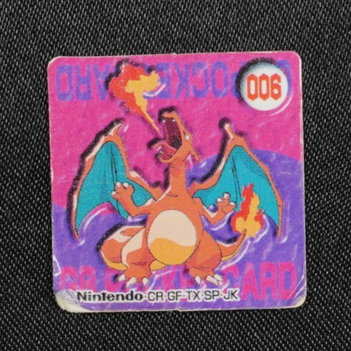 Pokemon Card Charizard 006 Bros Mini Monster Battle Card Square Japanese F8297