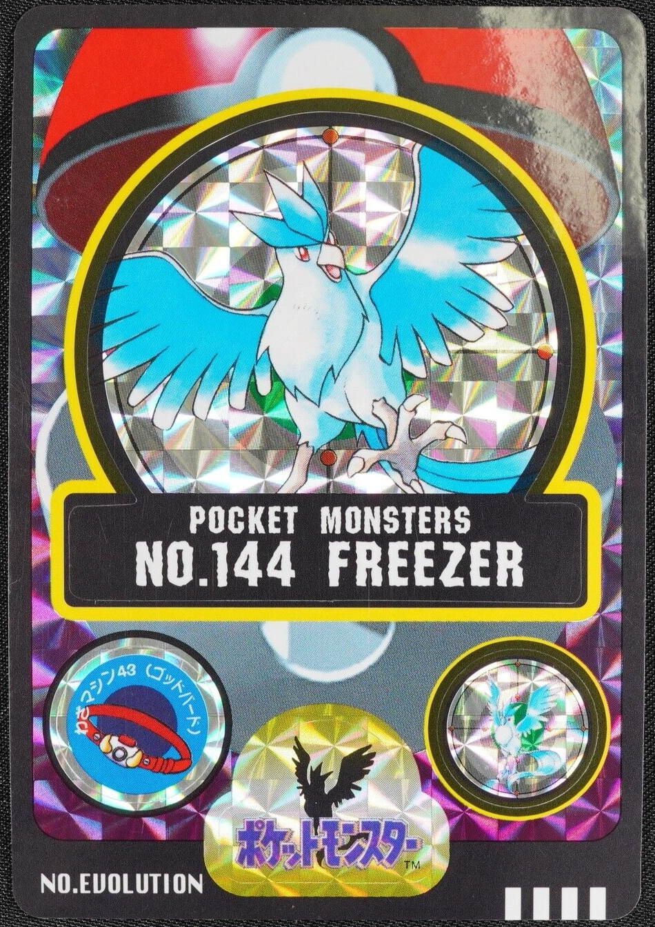 [NM] Pokemon Card Articuno 144 Bandai Sealdass 1998 Japanese Holo Prism F1168