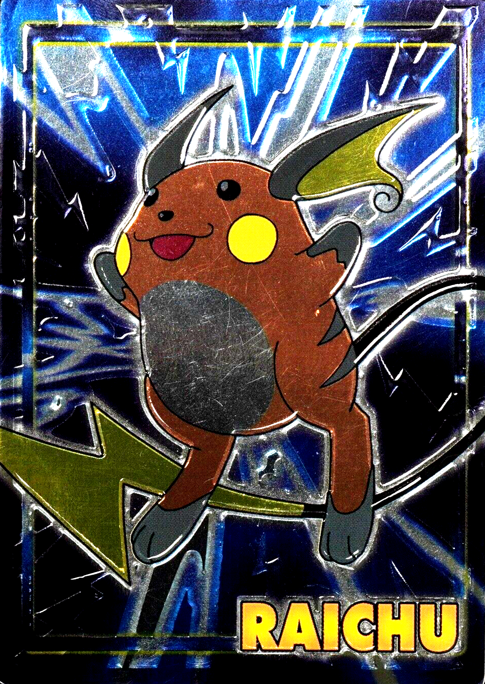 Pokemon Card Raichu Nintendo Meiji Get Card Super Collection Japanese F5005