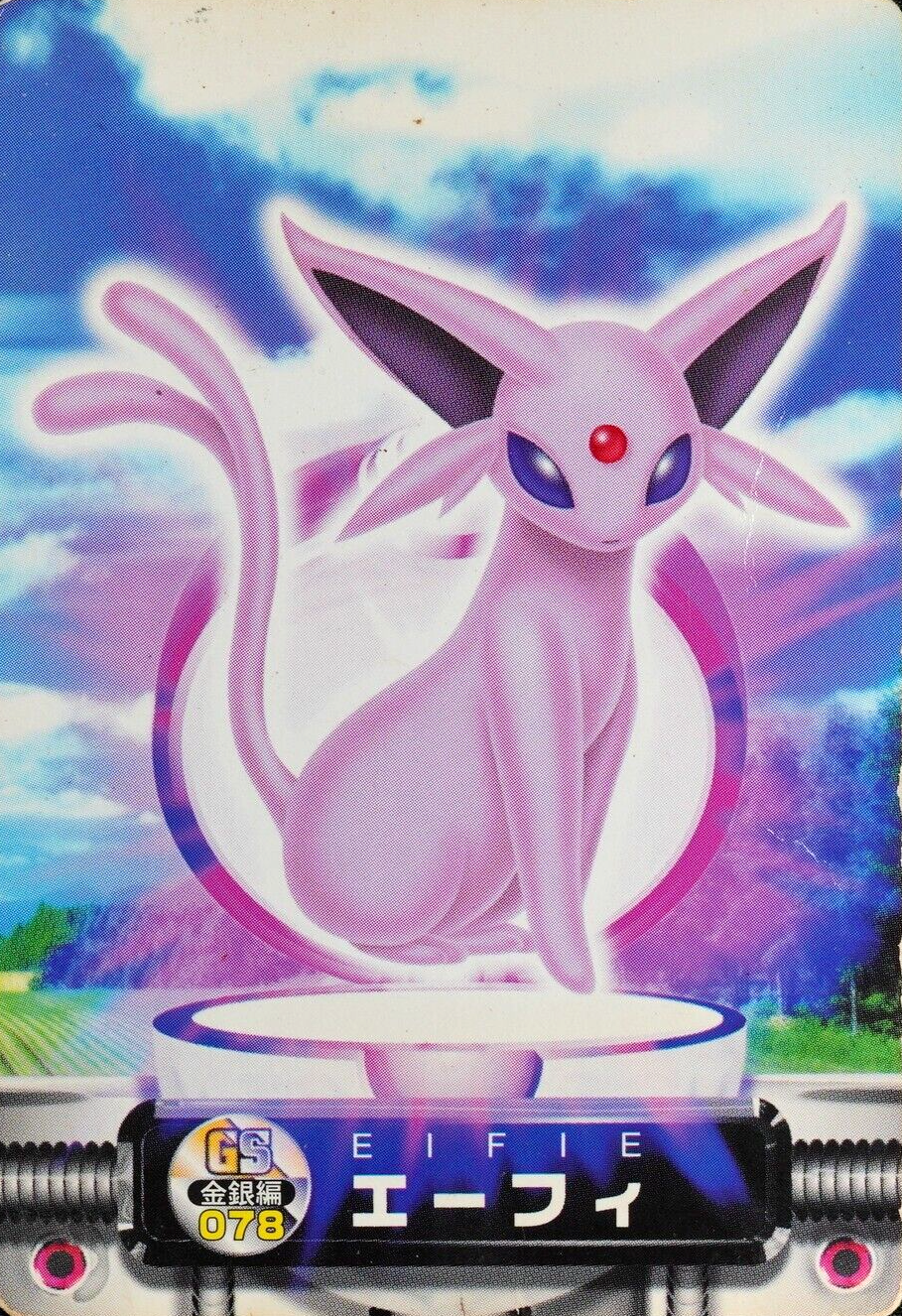 Pokemon Zukan Card Espeon 078 Nintendo Advance Generation Japanese F4252